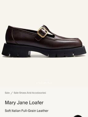 ISO ME+EM Mary Jane Loafer Brown